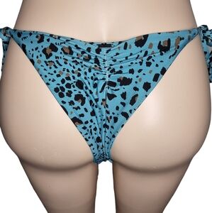 VS Leopard Ruched Bikini Bottom